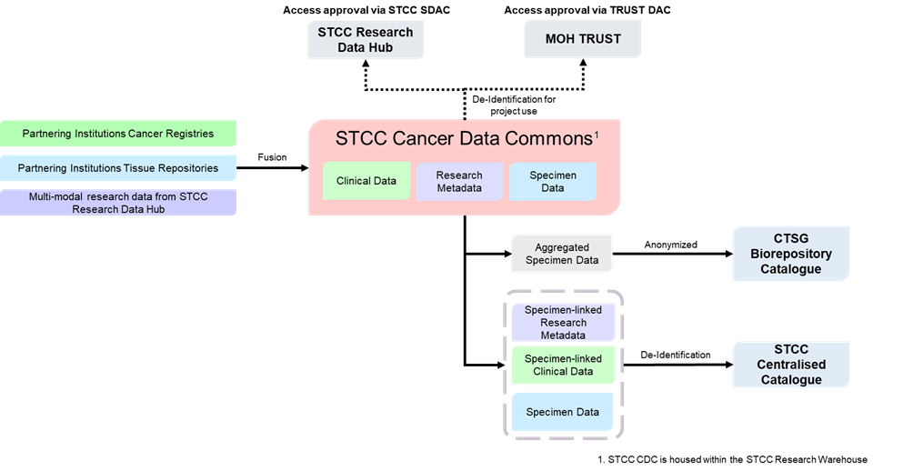 schematic diagram of the STCC Research Warehouse